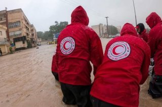 Le Croissant-Rouge libyen est mobilisé pour venir en aide aux victimes de la catastrophe.
